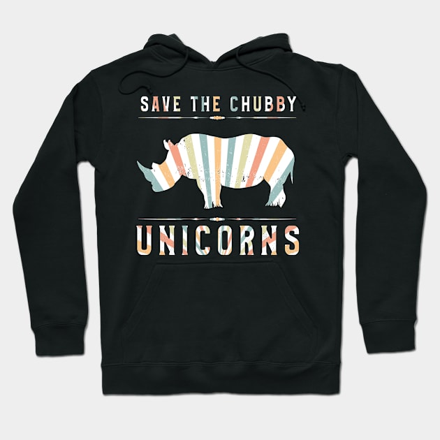 Save The Chubby Unicorns T Shirt Awesome Vintage & Retro Tee Hoodie by kaza191